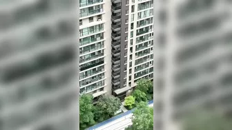 A Man Jumped From A High Building In China