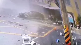 Man Drives Car Into Store
