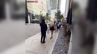 Miami Man Spotted Walking Two Blonde Twins