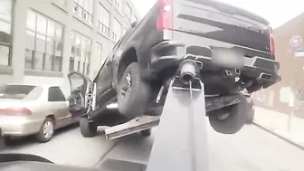 NYC Man Who Illegally Parked His Car Stole Trailer