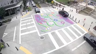 Man Arrested For Burning Out On LGBTQ Pride Mural