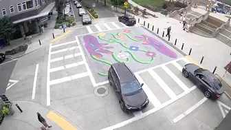 Man Arrested For Burning Out On LGBTQ Pride Mural