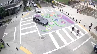 Man Arrested For Burning Out On LGBTQ Pride Mural