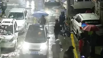 Man With IV Protection And A Pile Of Cash