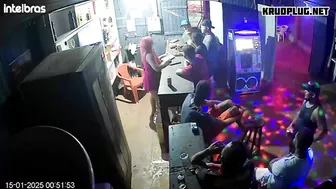 Man Beats Bartender With Stool
