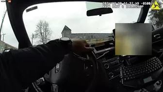 Man Tries To Attack Police Officer With Needle And Spits On Him