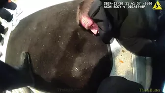 Man Tries To Attack Police Officer With Needle And Spits On Him