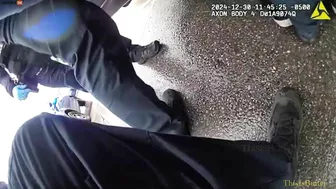 Man Tries To Attack Police Officer With Needle And Spits On Him