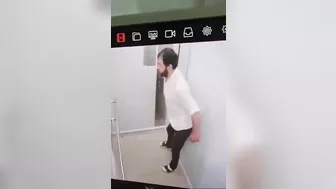 Man Trips In Elevator
