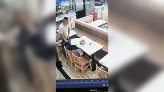 Man's Balls Cooked By Clumsy Waitress