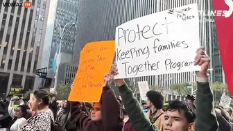 Massive Protest Against Illegal Immigration In New York City