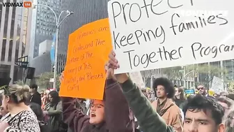 Massive Protest Against Illegal Immigration In New York City