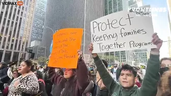 Massive Protest Against Illegal Immigration In New York City