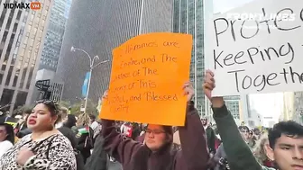 Massive Protest Against Illegal Immigration In New York City