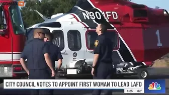 Meet The Los Angeles Fire Chief. She’s A DEI Lesbian, Of Course.