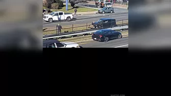 Massive Fight After Car Accident