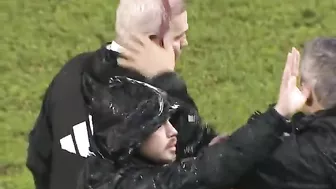 Mexican Football Coach Hit In The Head With Beer