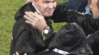 Mexican Football Coach Hit In The Head With Beer