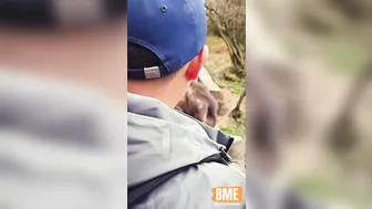 Monkey Tries To Bite Wrong Person's Face Off