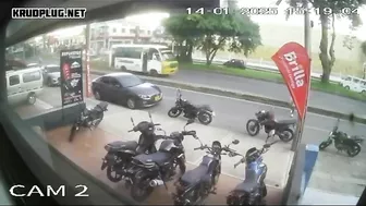 Motorcyclist Crushed To Death By Falling Tree