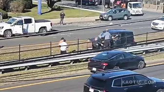 New York Car Accident Turns Into Street Fight