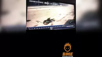 Out-of-control Pickup Truck Crushes Everything In Its Path