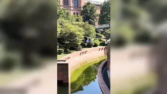 Parkour Idiot Training On The Roof