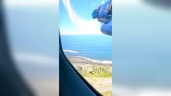 A Passenger's Luggage Fell From The Plane
