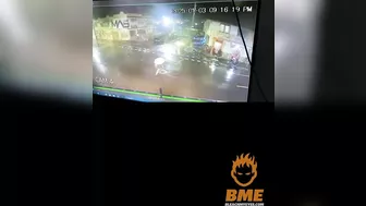 Pedestrian Killed While Crossing Road With Umbrella