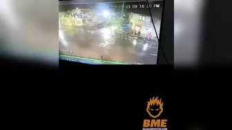 Pedestrian Killed While Crossing Road With Umbrella