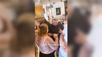 Pervert Takes Photos Of Slut's Wet Ass In Bar