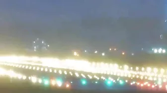 Planes Unable To Land During Taiwan Typhoon