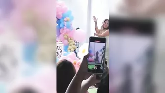 Pregnant Woman Shows Off Her Sexy Side At Gender Reveal Party