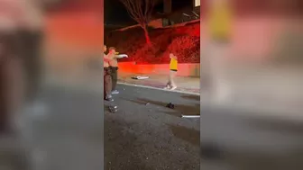 Angry Man Turns Into Concrete And Then Crashes Into Concrete
