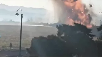 Raw Video Of The Plane Crash On Jeju Island, South Korea Today