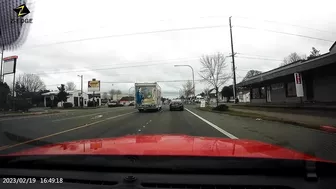 Hit Someone While Watching The U-Haul