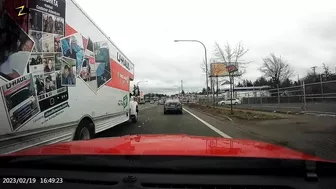 Hit Someone While Watching The U-Haul