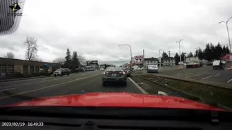 Hit Someone While Watching The U-Haul