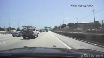 Reckless Car Chase In Florida Ends With Driver Falling Into Lake