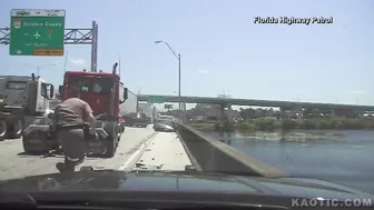 Reckless Car Chase In Florida Ends With Driver Falling Into Lake