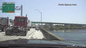 Reckless Car Chase In Florida Ends With Driver Falling Into Lake