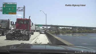 Reckless Car Chase In Florida Ends With Driver Falling Into Lake