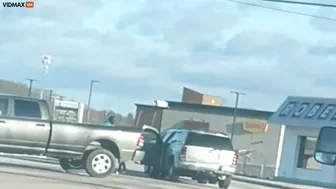 Angry Degenerate Body Rams Woman, Leaving Her Seriously Injured