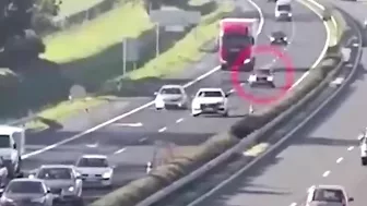 Out-of-control Car Hits Multiple Vehicles