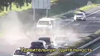 Out-of-control Car Hits Multiple Vehicles