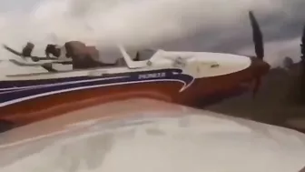 Russian Pilot Nearly Decapitated By Wire During Flight