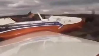 Russian Pilot Nearly Decapitated By Wire During Flight