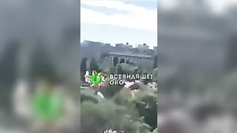 Russian Missile Hits Skyscraper