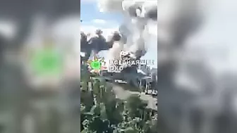 Russian Missile Hits Skyscraper
