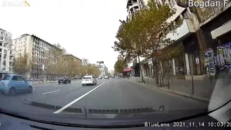 Horrifying Footage Shows A Driver Losing Control And Crashing Into A Pole